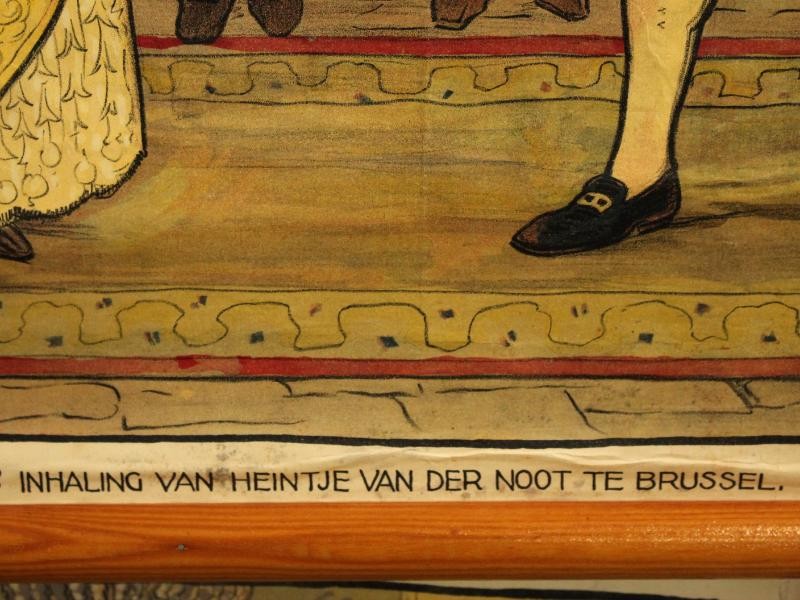 3 Historische educatieve schoolplaten van België