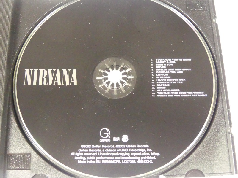 Lot Nirvana CD's en 2 DVD's