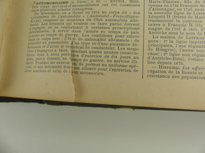 Encyclopedie - Nouveau Larousse illustré ''Supplement''