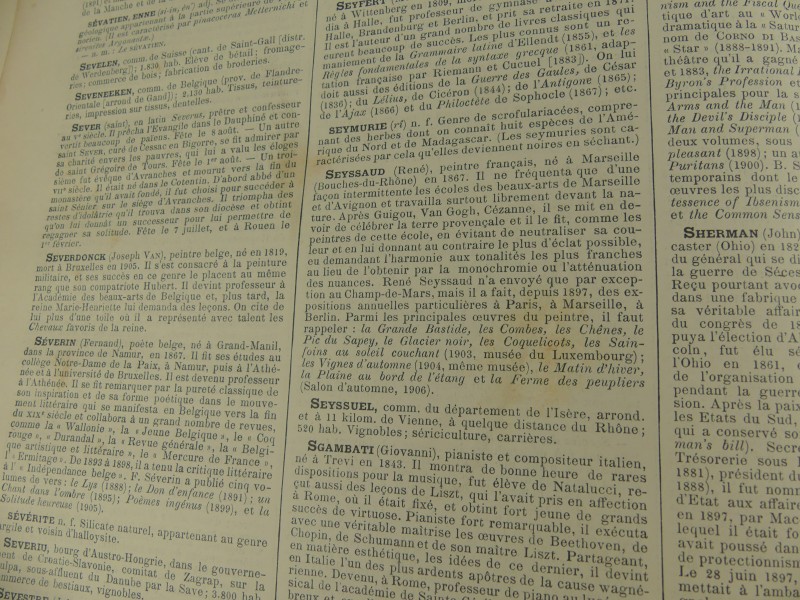 Encyclopedie - Nouveau Larousse illustré ''Supplement''