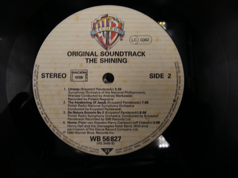 The Shining - Original Soundtrack LP