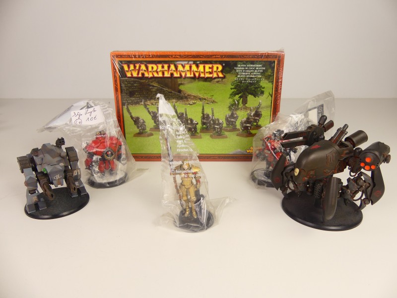 Doos vol Warhammer figuurtjes