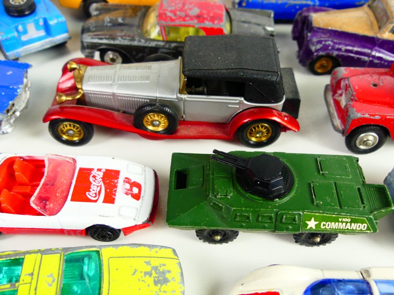 Vintage lot van gemengde autotjes - Corgi