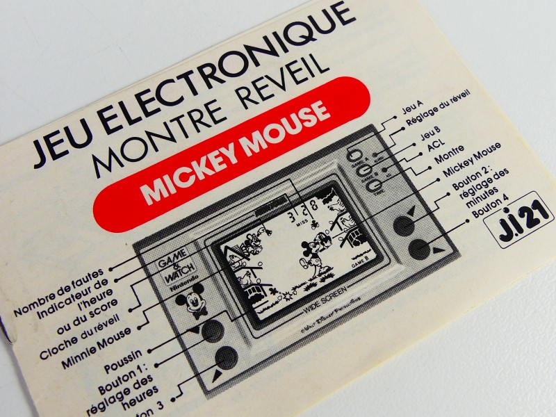 Mickey Mouse game & watch LCD