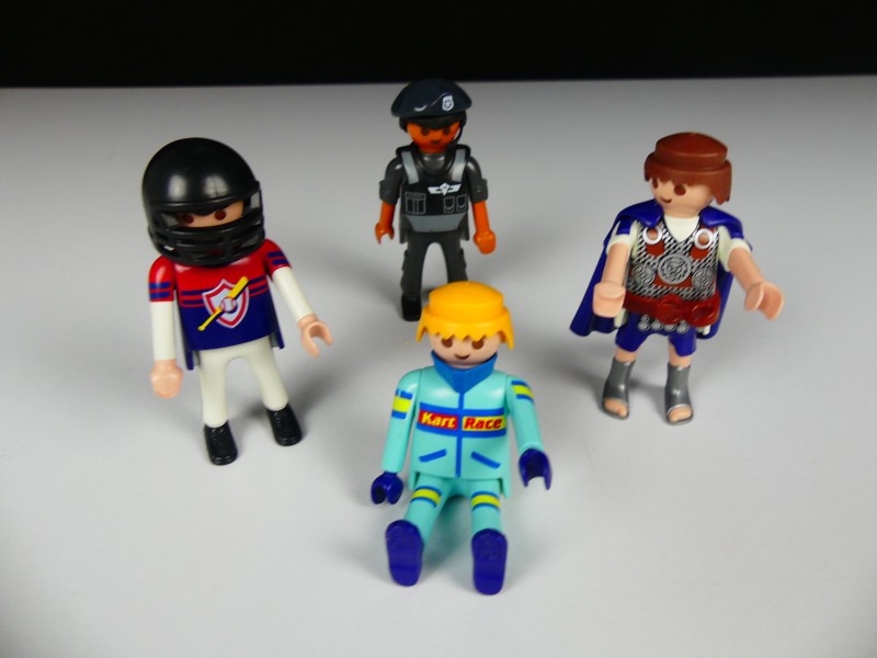 Zak met Playmobil popjes