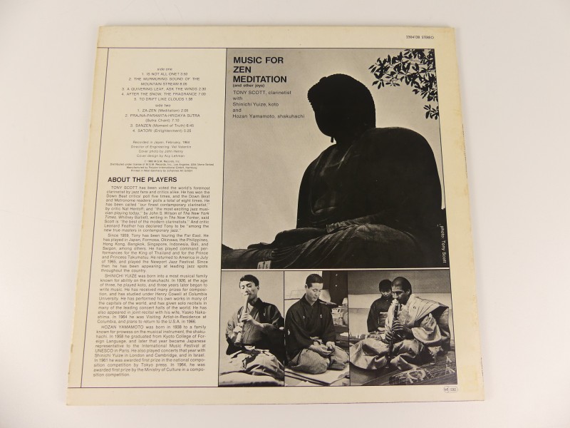 'The Classical Music Of India' en 'Music For Zen Meditation', Vinyl, LP