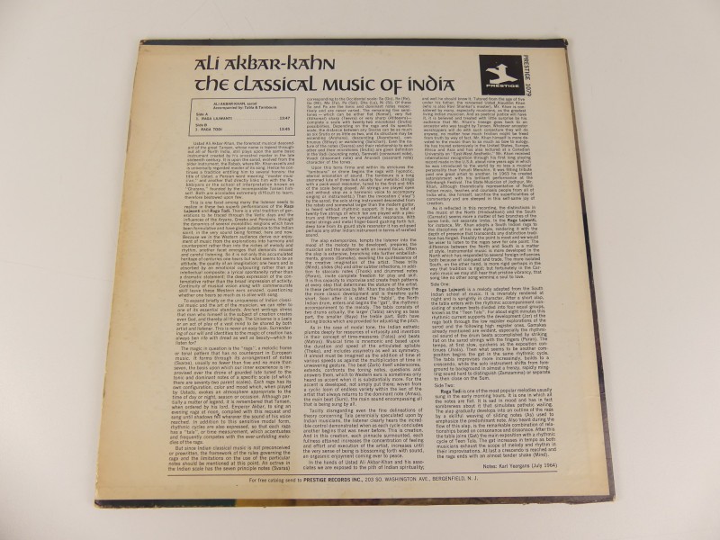 'The Classical Music Of India' en 'Music For Zen Meditation', Vinyl, LP