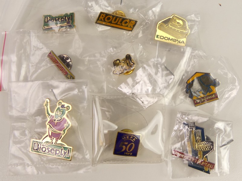 Lot met vintage pins