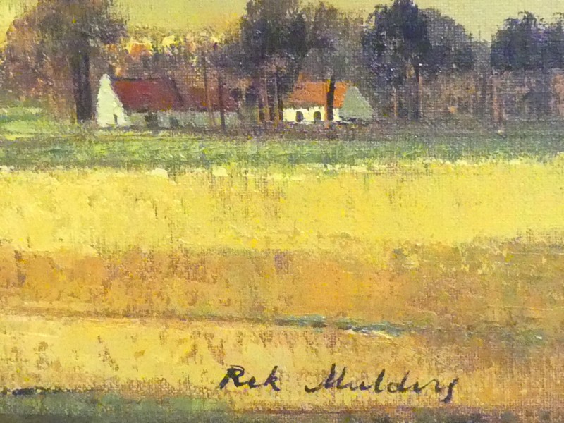 Schilderij op doek Landschap - gesigneerd