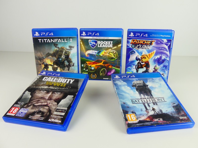 5x Playstation 4 spelletjes