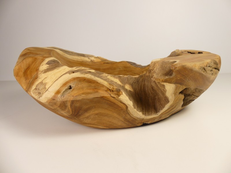 Grote Teak Schaal Handicraft