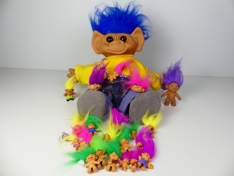 Vintage Troll Figuren