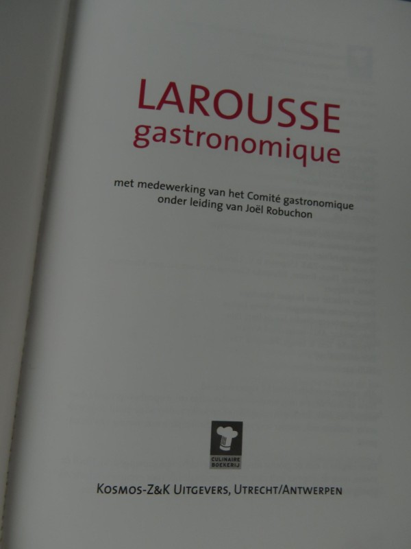 Larousse Gastronomique boeken