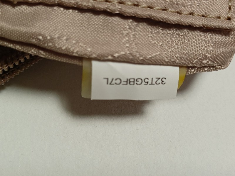 Kleine beige lederen Michael Kors tas