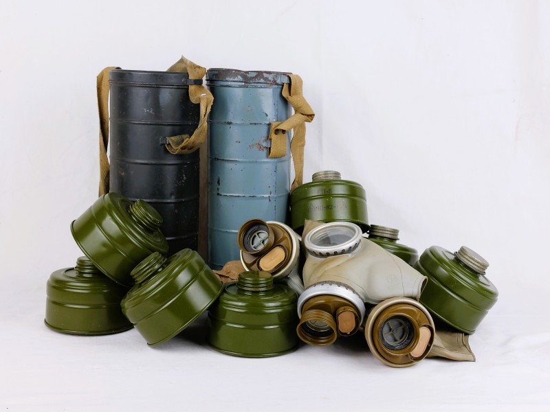 Lot gasmaskers voormalig Sovjet-USSR tijdperk