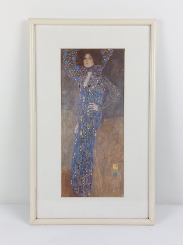 ingekaderde kunstposter van Gustav Klimt