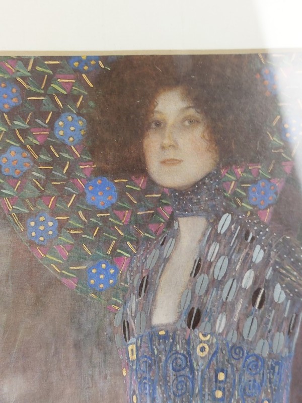 ingekaderde kunstposter van Gustav Klimt