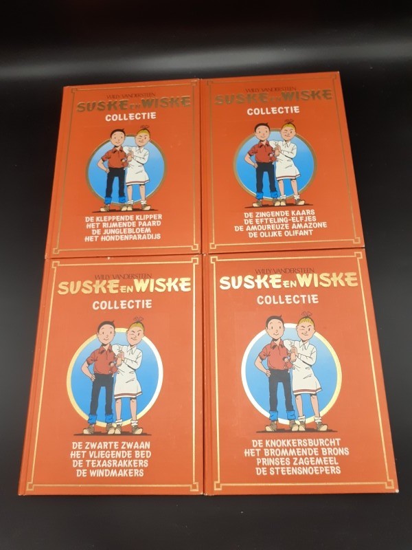 4 Suske en Wiske collectie boeken (16 strips)