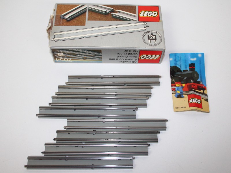 Lego 15 stuks treinsporen - jaren '80