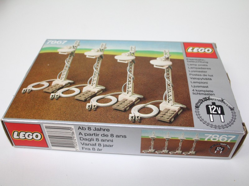 Lego 15 stuks treinsporen - jaren '80