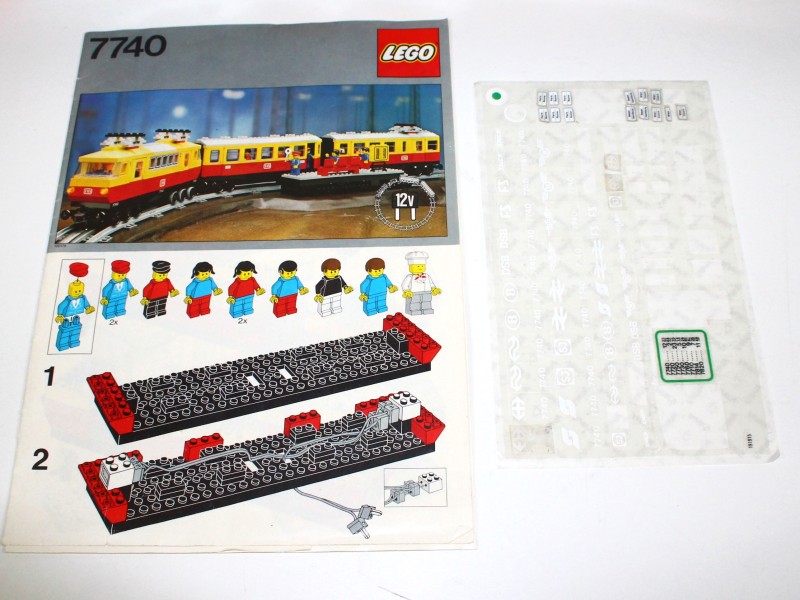 Lego 7740 Inter-City Passenger Train - Compleet in doos - 1980