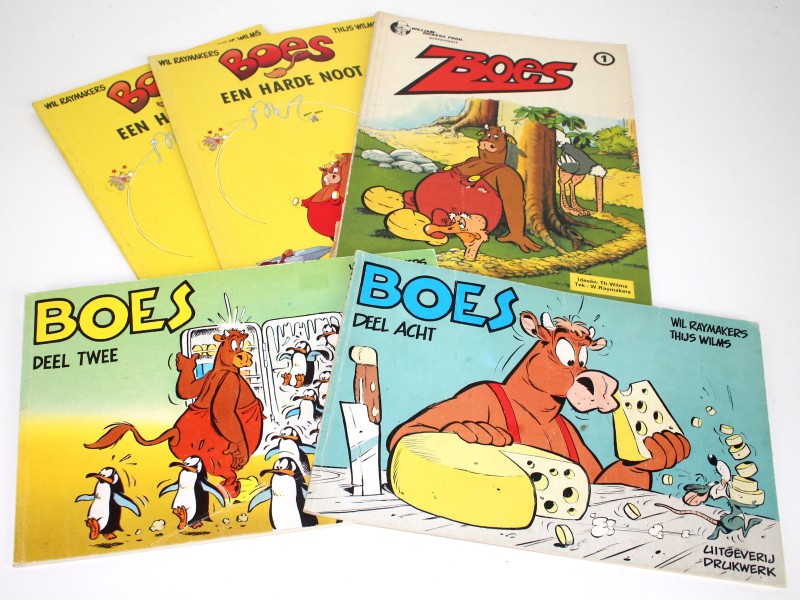 5 Boes Strip Albums