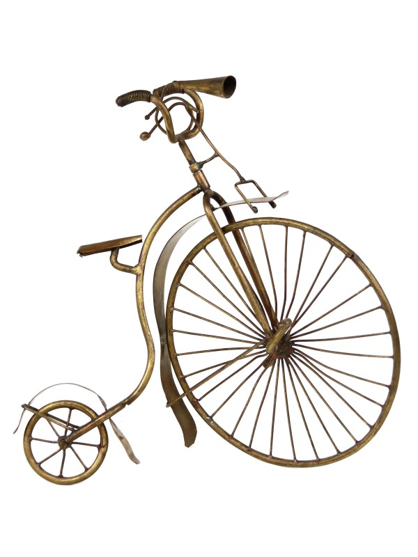 Vintage bronzen Vélocipède