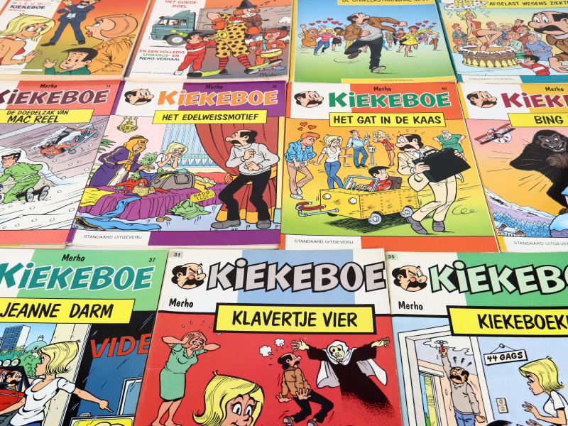 Lot van 11 Kiekeboe stripalbums