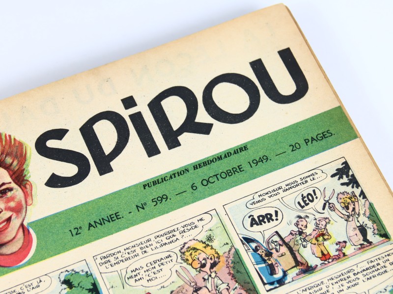 Zeer groot lot SPIROU stripweekbladen - 1949