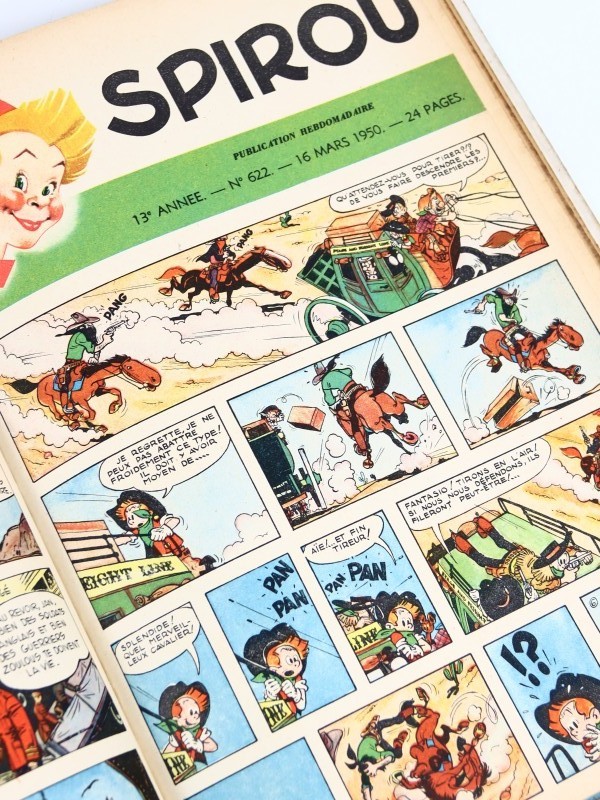 Zeer groot lot SPIROU stripweekbladen - 1949