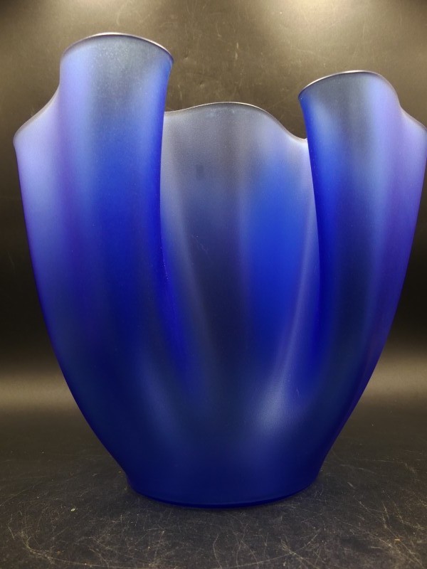 Blauwe Murano vaas