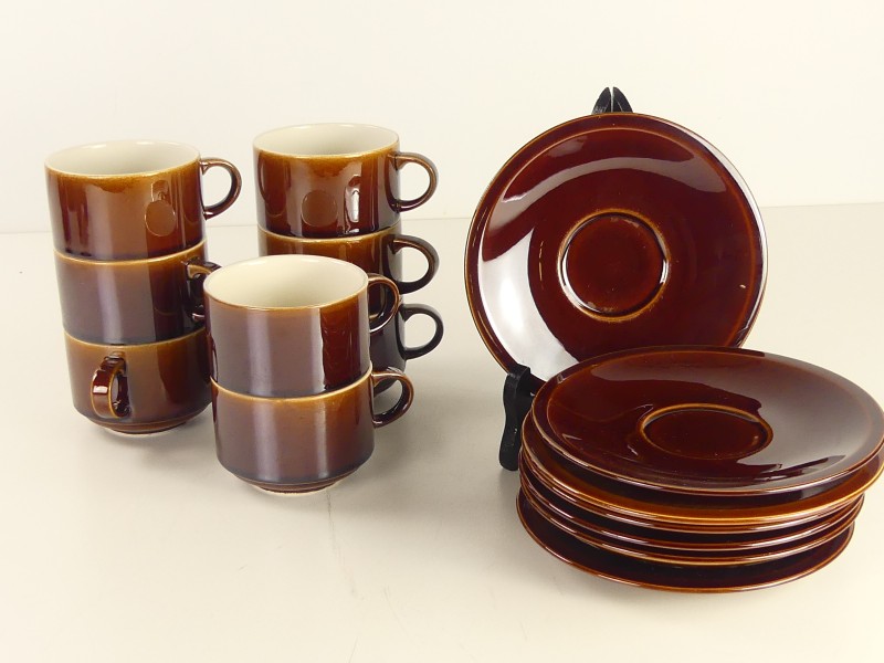 Vintage Koffie/thee servies Villeroy & Boch Luxembourg Jaren '60