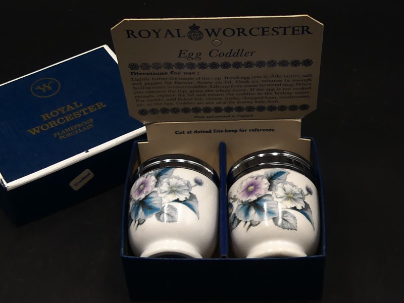 Vintage Lot - Egg Coddlers Royal Worcester