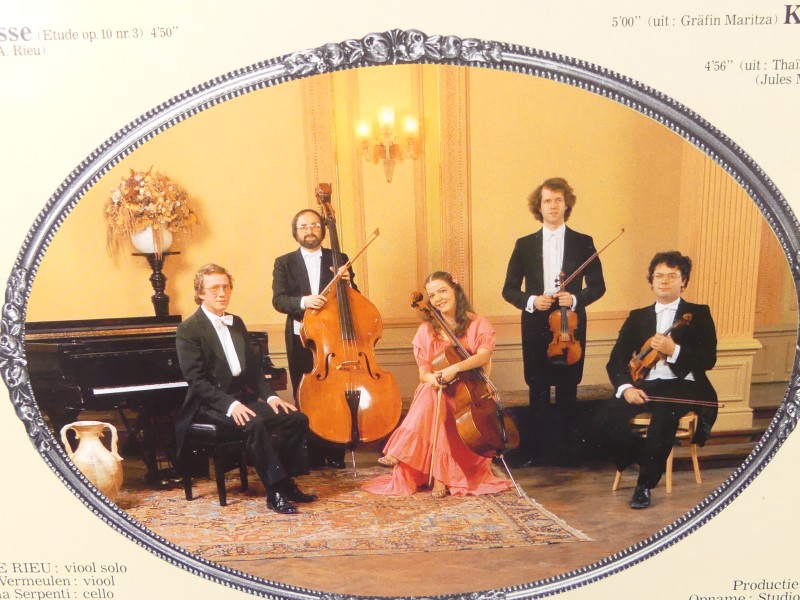 LP - Maastrichts Salon Orkest – Serenata -Gesigneerd André Rieu-