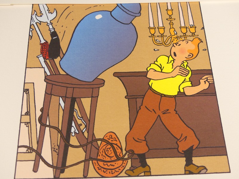 Affiche L.S. Martin - Tintin i Stockholm