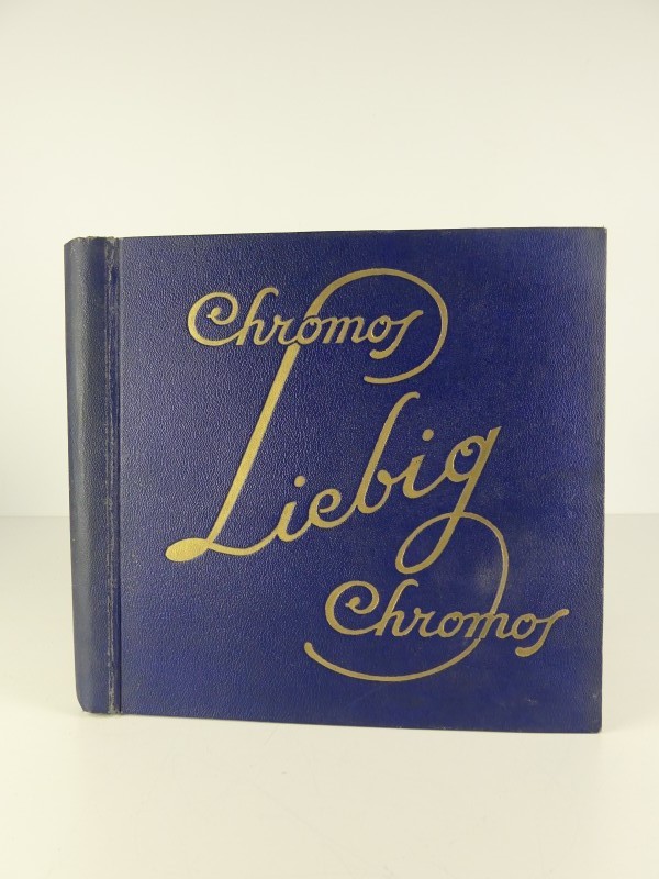 Een vintage lot van 6 ‘Liebig’ chromoalbums met diverse thema's