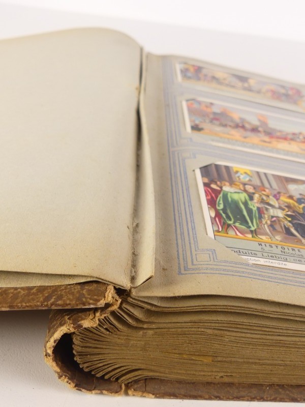 Een vintage lot van 6 ‘Liebig’ chromoalbums met diverse thema's