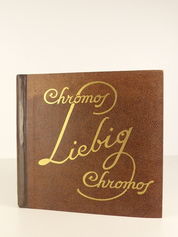 Een vintage lot van 6 ‘Liebig’ chromoalbums met diverse thema's