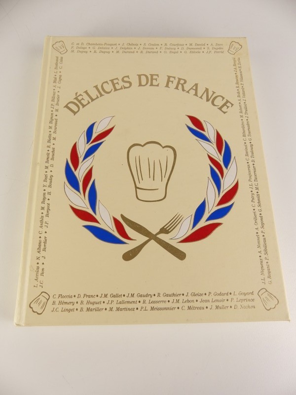 6 kookboeken Délices de France '93 gastronomie cuisine