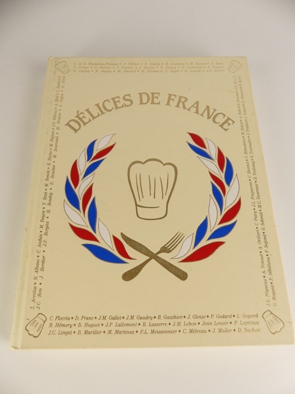 6 kookboeken Délices de France '93 gastronomie cuisine