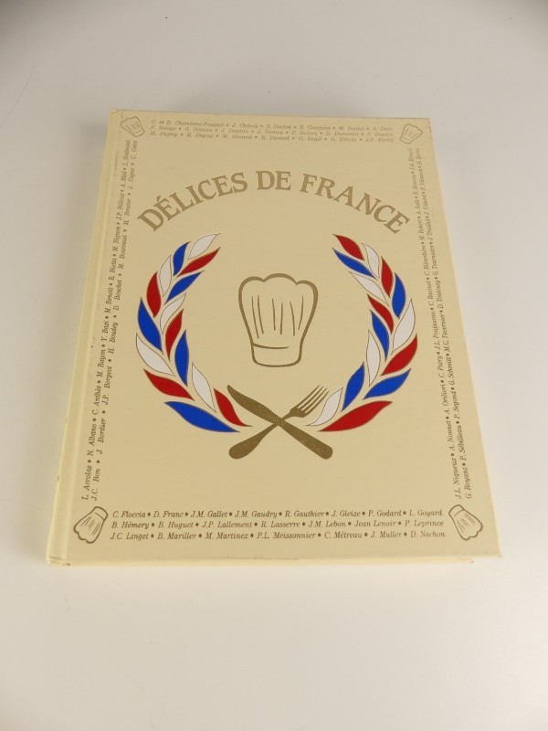 6 kookboeken Délices de France '93 gastronomie cuisine