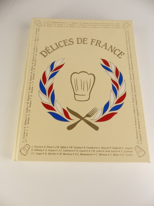 6 kookboeken Délices de France '93 gastronomie cuisine