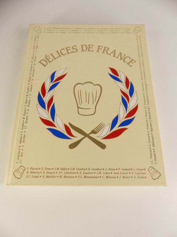 6 kookboeken Délices de France '93 gastronomie cuisine