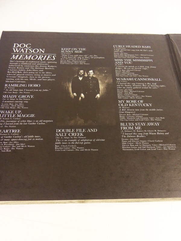 Doc Watson 2 LP's– Memories