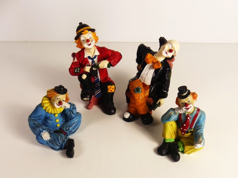 Lot vintage clowns