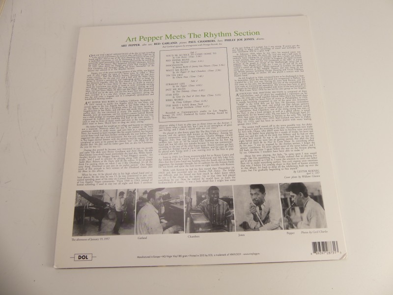 Lp - Art Pepper en The Rhythm Section