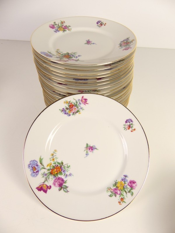 Limoges fijn porselein 8-delige servies