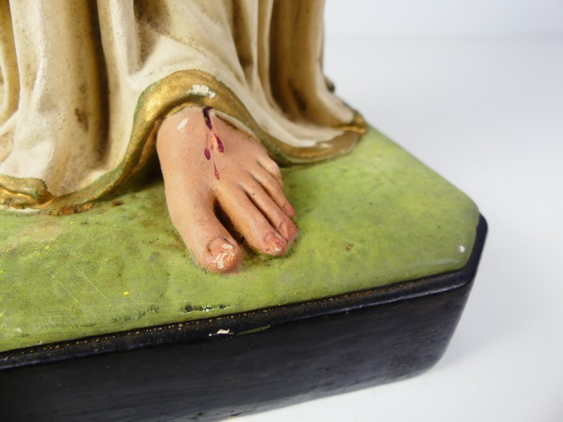 Beeld Jezus Christus Heilig Hart - Gips