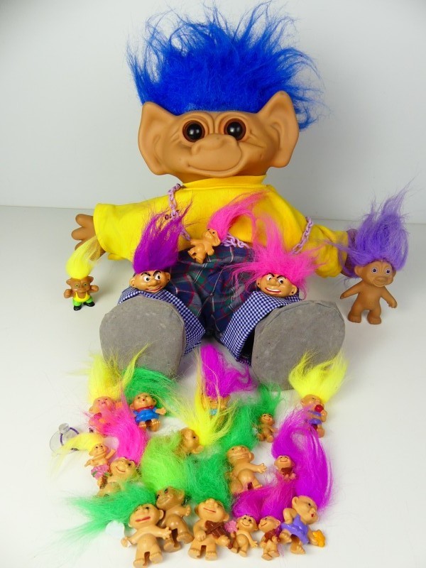 Vintage Troll Figuren