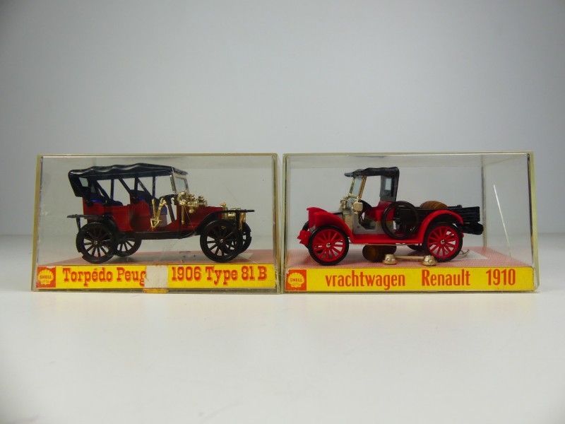 Vintage miniatuur wagens uit 1800-1900